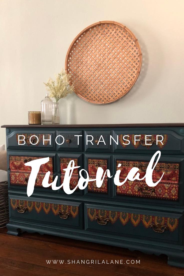 boho transfer tutorial